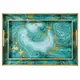 Набор подносов декоративных Turquoise 2 штуки 40х30х4 см с ручками HP-HK-B9