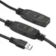 Активный удлинитель PowerPlant USB 3.0 AM – AF, 10 м