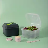 Ланч-бокс харчовий Herevin Salad Box Grey 161450-560 10х14х14 см