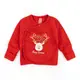 Комплект для новорожденных рубашка ползуны шапочка футер Christmas deer