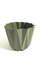 Горшок "ПРИЗМА" 2,25л 155х155х127 зеленый