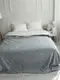 Плед Dushka Home Велюровый 21792 200х230 см светло-серый