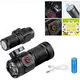 Ручной фонарик W5183-4XHP360, Фонарь ручной мощный, Тактический фонарь, Карманный мини фонарь