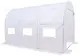 Теплица садовая, парник Польша 2x4x2 м белая 8м2