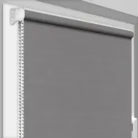 Рулонная штора Rolets Лён 1-2142-2200 220x170 см открытого типа Серая
