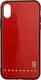 Чехол-накладка Remax Batili Series Glass Case Apple iPhone X Red