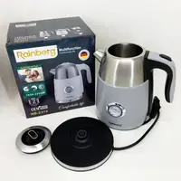 Чайник електричний із датчиком температури Rainberg RB-2314 2200Вт 1.7л Gray