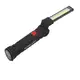 Светодиодный фонарь кемпинг W52 SMD+COB, красный+белый, магнит, крючок, кемпинговый складной фонарь