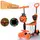 Самокат беговел I-Trike Maxi 5в1 JR3-026-L-OR 66-75 см оранжевый