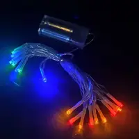 Гірлянда LED на 2-х батарейках 20 лампочок 3 метри мультиколір (40715)