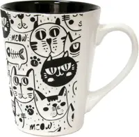 Кружка Milika Cat Black M0420-H111-B 320 мл черная