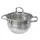 Каструля з кришкою Vezzer VZ12141R-20C 20 см 3 л срібляста