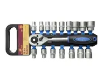 Набір інструментів ударних  26пр. 1", 3/4'' (6гр)  ''PROFI'' (17,19,21,22,24,27,30,32-36,36-12ГР,38,41,46,50) 1''(55,60,65), в