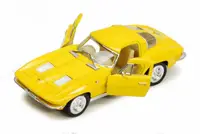 Детская модель машинки Corvette "Sting Rey" 1963 Kinsmart KT5358W инерционная, 1:32