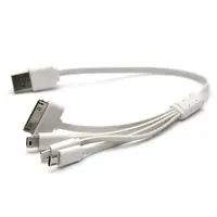 Кабель PowerPlant универсальный USB 2.0 AM – Mini, Micro, Lightning, I-Pod, 0.3м