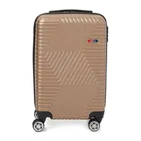 Чемодан маленький 4 колеса Ricco Grande T1ABS600gold-M