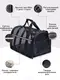 Сумка переноска для кошек и собак M 42x26x22 см CosmoPet CP-46M Black
