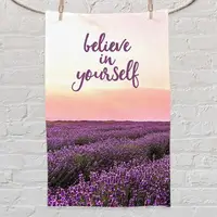 Полотенце с принтом Believe in yourself 50х80 см (PLM_21M037)