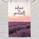Полотенце с принтом Believe in yourself 50х80 см (PLM_21M037)