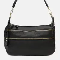 Жіноча шкіряна сумка Borsa Leather K1213-black