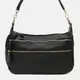 Женская кожаная сумка Borsa Leather K1213-black