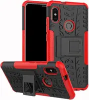 Чехол-накладка TOTO Dazzle Kickstand 2 in 1 Case Xiaomi Mi 6x/Mi A2 Red