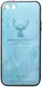 Чехол-накладка TOTO Deer Shell With Leather Effect Case Apple iPhone 5/5s/SE Blue