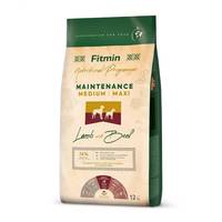 Корм для больших пород собак Fitmin dog MEDIUM/MAXI MAINTENANCE LAMB & BEEF 12