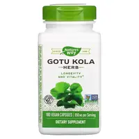 Натуральная добавка Nature's Way Gotu Kola Herb 950 mg, 180 вегакапсул