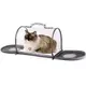 Сумка - переноска для кошек и собак грызунов 42х25х28 CosmoPet CP-26 Silver (L)