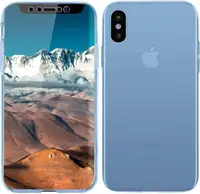 Чехол-накладка TOTO 360 Fully-covered TPU case iPhone X Blue