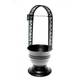 Корзина для угля металлическая для кальяна Black Matt Small черная Аксессуары для кальяна