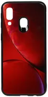 Чехол-накладка TOTO Print Glass Space Case Samsung Galaxy A40 Rubin Red