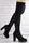 Женские ботфорты Fashion Ebony 1363 36 размер 23 см Черный
