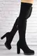 Женские ботфорты Fashion Ebony 1363 36 размер 23 см Черный