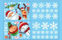 Набір новорічних наклейок на вікно Happy New Year 3 9112 25х35 см 4 листа
