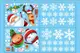 Набор новогодних наклеек на окно Happy New Year 3 9112 25х35 см 4 листа