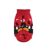 Светр для собак Taotaopets 357704 Лапки і кісточки Red XL кофта