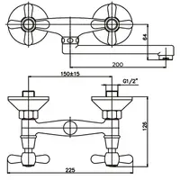 Змішувач для кухні Haiba DOMINOX 361 (HB0094)