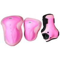 Защитные детские наколенники и налокотники X-TREME PE-805-Pink розовые
