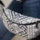 Сумка-бананка Bumbag унисекс на пояс и через плечо Орнамент 27x16 см
