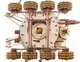 Конструктор механический 3D деревянный 32*23*24см пазл 424эл LUNOKHOD Луноход EWA