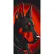 Картина по номерам ArtCraft Доберман 40х80 см (11522-AC)