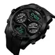 Часы наручные мужские SKMEI 1355BK, противоударные часы, часы для военнослужащих. Цвет: черный
