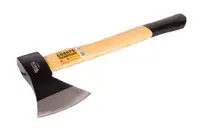 Топор MASTERTOOL, 1000 г, HRC 50, рукоятка из дерева с полимерной защитой, 480 мм. Yellow and Black (05-0130)