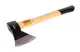 Топор MASTERTOOL, 1000 г, HRC 50, рукоятка из дерева с полимерной защитой, 480 мм. Yellow and Black (05-0130)