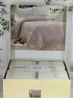 Erguvan bej в'язаний акріловий плед. Romeo Home Туреччина.