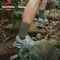 Шкарпетки Naturehike Wool right angle М 35-39 NH21WZ003 army green