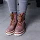 Ботинки женские Fashion Chrisley 3461 39 размер 25 см Бежевый