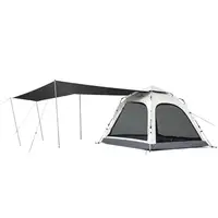 Палатка четырехместная с тентом автоматическая Naturehike Ango CNK2550WS010, серая
